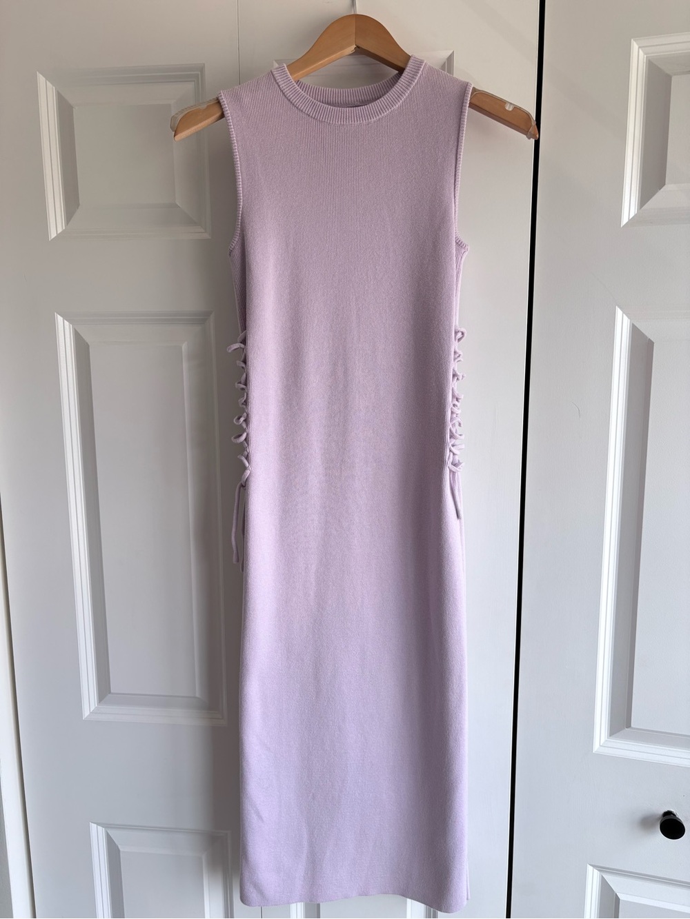 Sleeveless Knit Midi Dress - Lilac, Women’s XXS